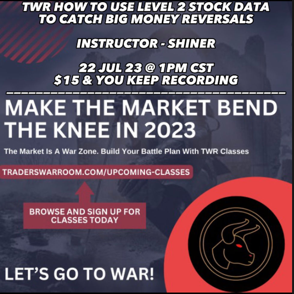 How to Use Level 2 Stock Data to Catch Big Money Reversals